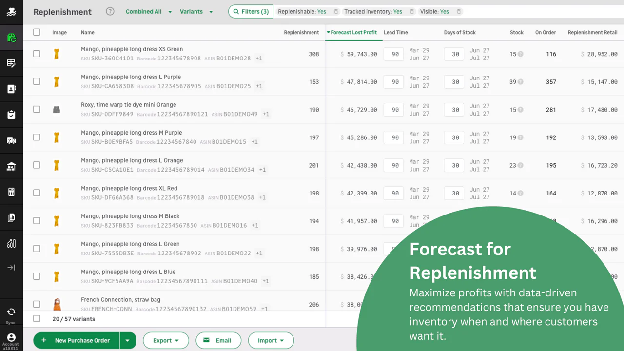 Inventory Planning Forecasting